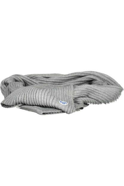 North Sails - Gray Cotton Men Scarf