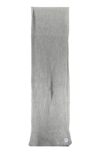 North Sails - Gray Cotton Men Scarf