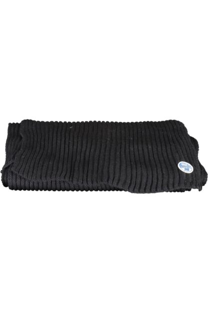 North Sails - Black Cotton Men Scarf