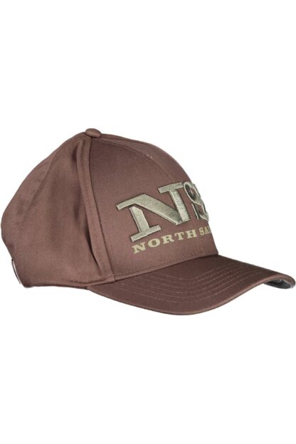 North Sails - Brown Cotton Men Cap