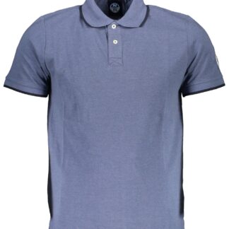 North Sails - Blue Cotton Men Polo Shirt