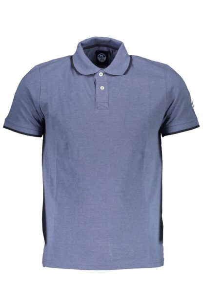 North Sails - Blue Cotton Men Polo Shirt