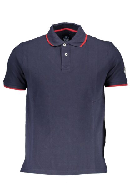 North Sails - Blue Cotton Men Polo Shirt