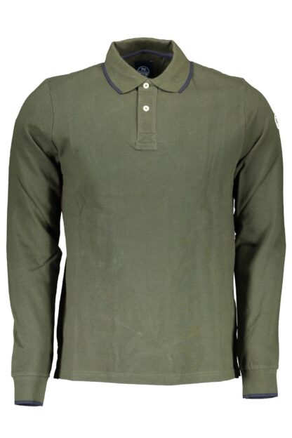 North Sails - Green Cotton Men Polo Shirt