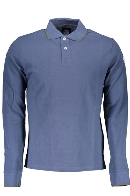 North Sails - Blue Cotton Men Polo Shirt