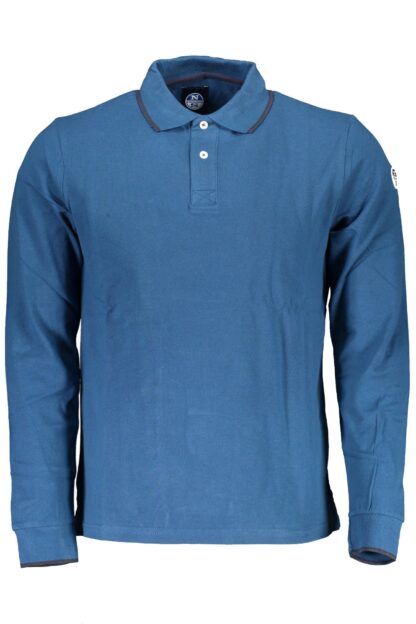 North Sails - Blue Cotton Men Polo Shirt