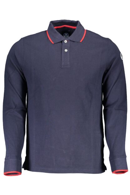 North Sails - Blue Cotton Men Polo Shirt