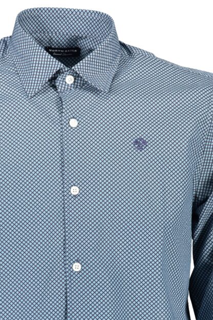 North Sails - Blue Cotton Men Shirt