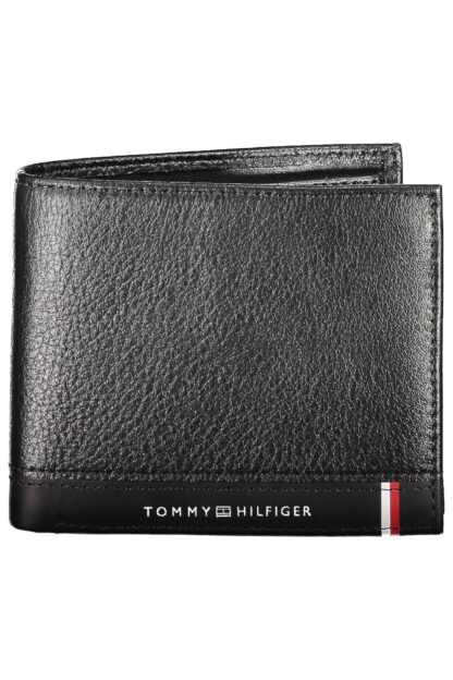 Tommy Hilfiger - Black Leather Men Wallet