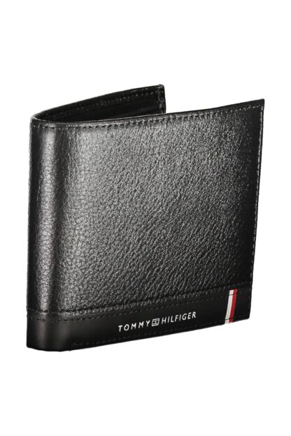 Tommy Hilfiger - Black Leather Men Wallet