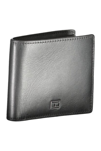 Tommy Hilfiger - Black Leather Men Wallet