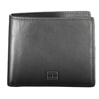 Tommy Hilfiger - Black Leather Men Wallet