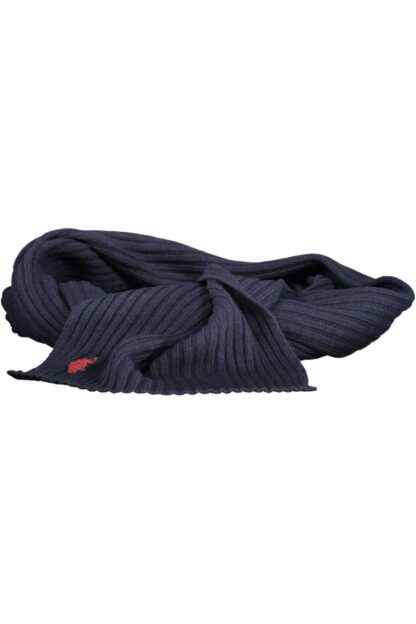 U.S. POLO ASSN. - Blue Wool Men Scarf