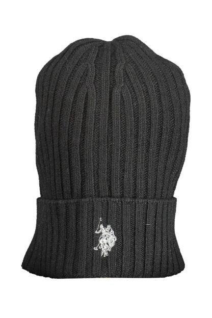 U.S. POLO ASSN. - Black Wool Men Cap