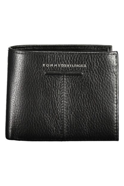 Tommy Hilfiger - Black Leather Men Wallet