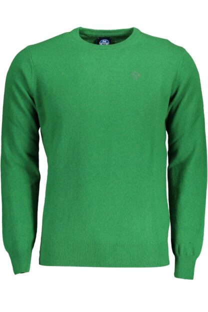 North Sails - Green Wool Men Sweater