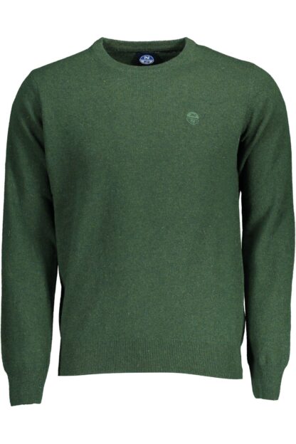 North Sails - Green Wool Men Sweater