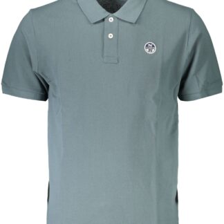 North Sails - Gray Cotton Men Polo Shirt