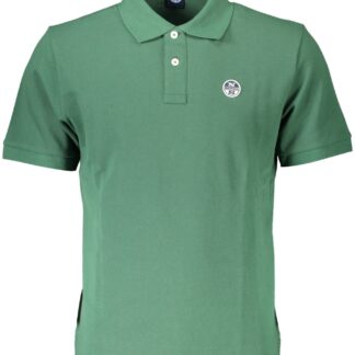 North Sails - Green Cotton Men Polo Shirt