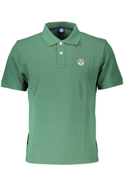 North Sails - Chic Green Cotton Polo Shirt with Logo