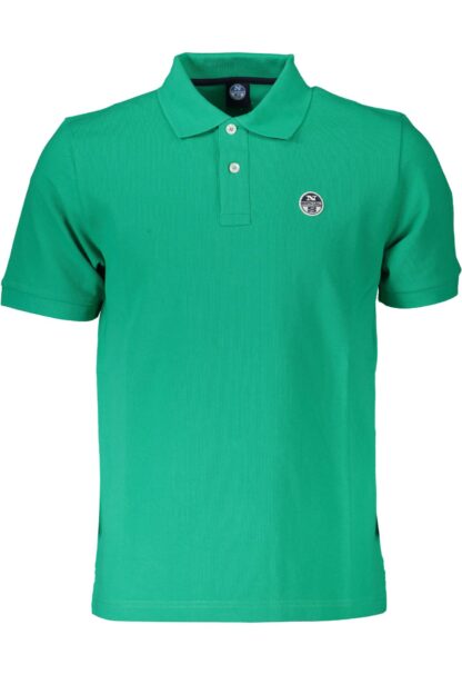 North Sails - Green Cotton Men Polo Shirt