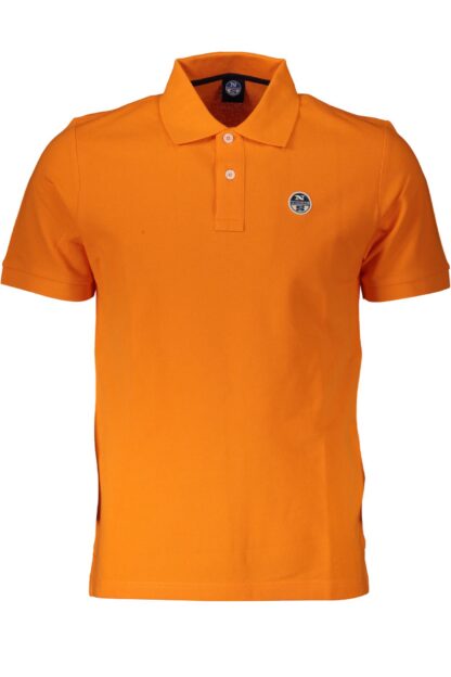 North Sails - Orange Cotton Men Polo Shirt