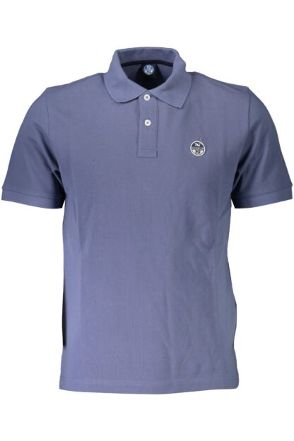 North Sails - Blue Cotton Men Polo Shirt