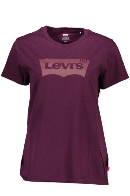 Levi's - Purple Cotton Women T-Shirt