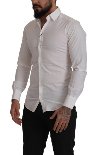 Dolce & Gabbana - Elegant Slim Fit Dress Shirt - White