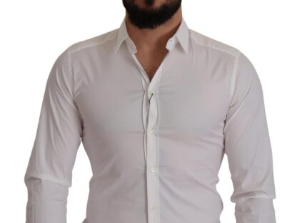 Dolce & Gabbana - Elegant Slim Fit Dress Shirt - White