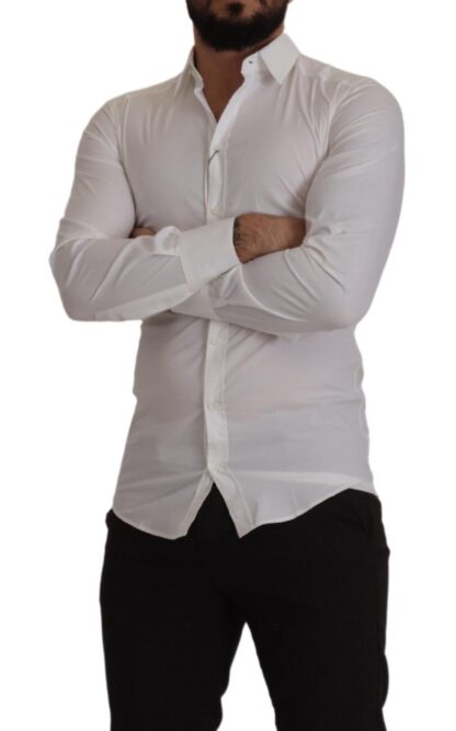 Dolce & Gabbana - Elegant Slim Fit Dress Shirt - White