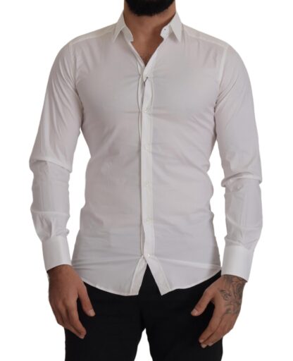 Dolce & Gabbana - Elegant Slim Fit Dress Shirt - White