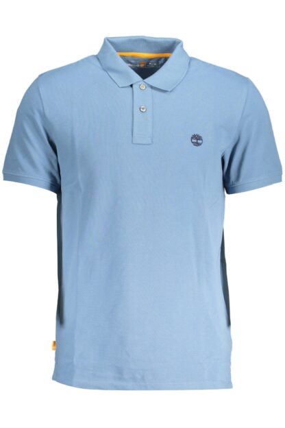 Timberland - Blue Cotton Men Polo Shirt