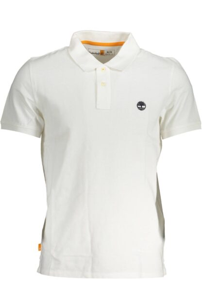 Timberland - White Cotton Men Polo Shirt