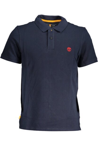 Timberland - Blue Cotton Men Polo Shirt