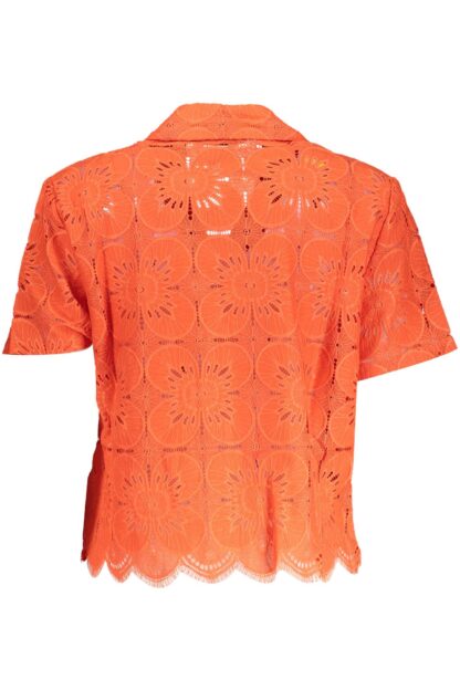 Desigual - Orange Cotton Women Shirt