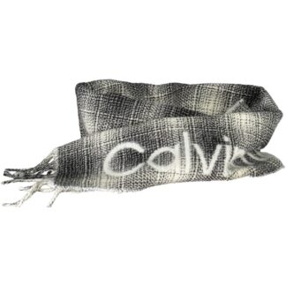 Calvin Klein - Black Wool Men Scarf