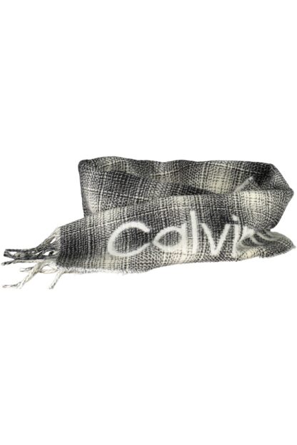 Calvin Klein - White Wool Mens Scarf