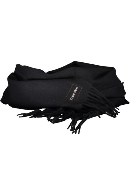 Calvin Klein - Black Wool Men Scarf