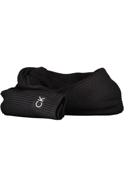 Calvin Klein - Black Cotton Men Scarf