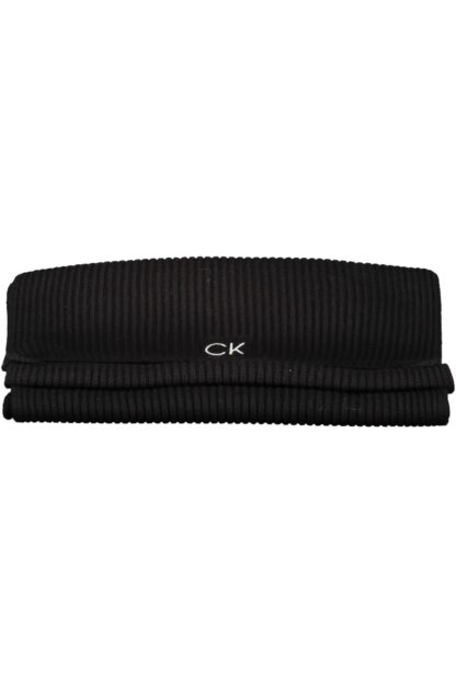 Calvin Klein - Black Cotton Men Scarf