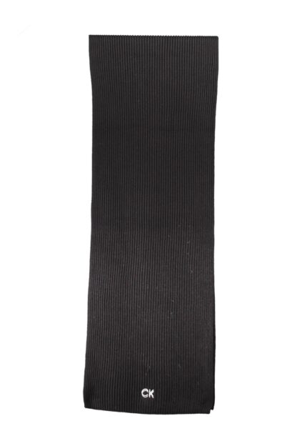 Calvin Klein - Black Cotton Men Scarf