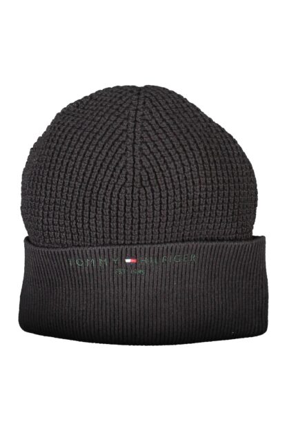 Tommy Hilfiger - Black Cotton Men Cap