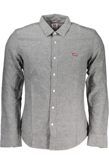 Levi's - Gray Cotton Men Shirt