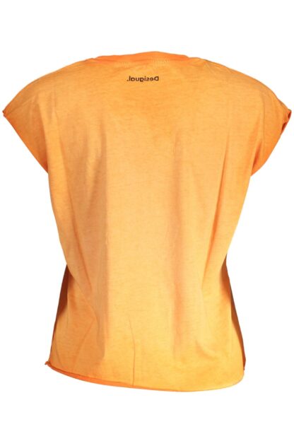 Desigual - Orange Cotton Women Top