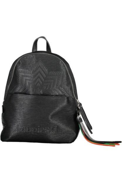 Desigual - Black Polyurethane Women Backpack