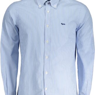 Harmont & Blaine - Blue Organic Cotton Men Shirt