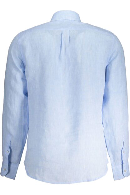 Harmont & Blaine - Light Blue Linen Men Shirt