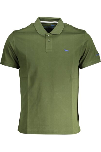 Harmont & Blaine - Green Cotton Men Polo Shirt