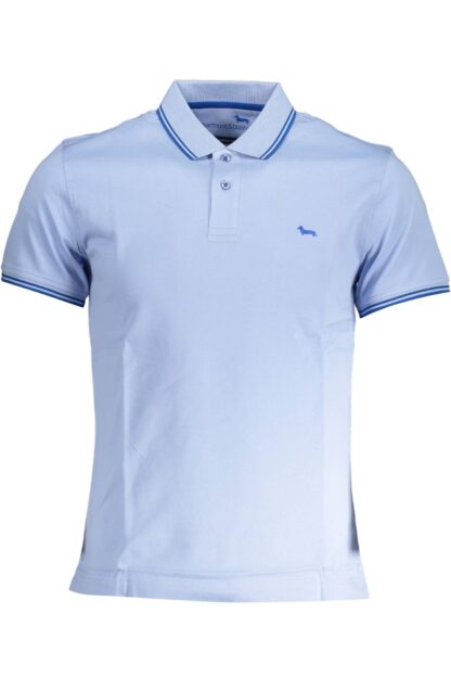 Harmont & Blaine - Light Blue Cotton Men Polo Shirt